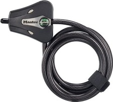 Master Lock 6-Foot Python Cable Lock, Outdoor, 6' x 5/16