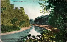 Jim River Columbia South Dakota Postcard 1910 A. G. Osthoff Pub. Aberdeen SD picture
