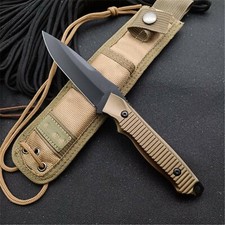 Tactical Fixed Blade Knife 154 Blade Aluminium Handle Fishing Hunting Knife picture