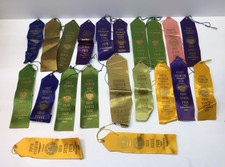 21-Vintage Ohio State Fair Ribbons 1949-1963. From R.B.Powers Co. Ashley, OH picture