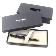 Unused Platinum Kanazawa Gold Leaf Goldfish 18K M Fountain Pen Boxed Japan picture
