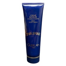 Vintage 1980’s-1990’s Shalimar Silky Body Crème Guerlain Paris 4.4 ozs 90% Full picture