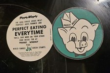Vtg 1950s-60s Piggly Wiggly Grocery Needle Kit West Germany S & H Green Stamps picture