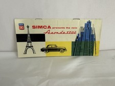 1956 Simca Aronde Brochure Convertible Coupe Grand Large Pickup Wagon Original picture