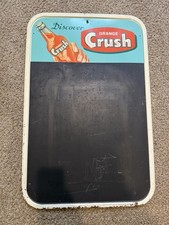 Orange Crush 1973 Original Soda Advertising Chalkboard Sign  picture