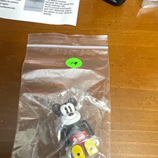 Disney Mickey Mouse Vintage Bearbrick Black Red Yellow White No Packaging picture