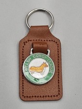 Pembroke Welsh Corgi Club of America 1983 Corgi League Keychain Souvenir Vtg 80s picture