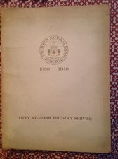 Unique 1940 austin national bank 50 years of service magazine antique picture