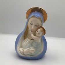 Madonna and Child Vintage Ceramic Planter picture