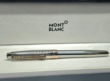 Vintage Montblanc Solitaire Silver Rose Gold Pen Free World Wide Shipping picture