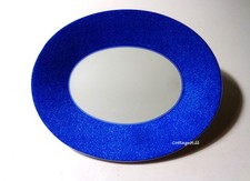 Spode England Vermicelli Blue Oval Gravy Sauce Underplate or Serve Plate S3637 picture