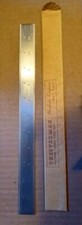 CHESTERMAN NO 768 MACHINE DIVIDED STEEL RULER RULE 12