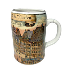 Vintage Reutter Fine Porcelain Mug/Stein of Munchen/Munich 5.5