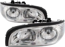 Halogen Headlights For 1997-2005 Buick Park Avenue - Left Driver and Right Passe picture