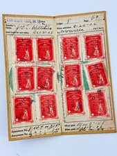 Western Federation of Miners Membership Card 1908 Globe Arizona Union No 60 AD40 picture