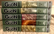 THE GOON LIBRARY EDITION FULL Set VOL 1 2 3 4 & 5, HARDCOVER, OOP, ERIC POWELL picture