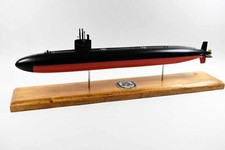 USS Honolulu (SSN-718) FLT I Submarine Model,Navy,Scale Model,Mahogany,20 picture