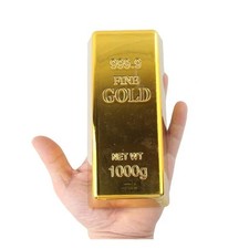 Fake Gold Bar Paperweight Gold Bullion Bar Paper Weight High Quality Prop 1pcs picture