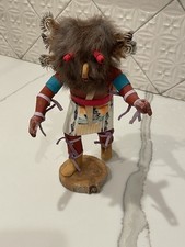 Vintage Navajo Owl Kachina Doll Signed By Artist Mary E. Largo 1970s-1990s 10in picture
