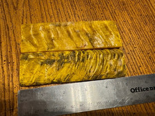 BEAUTIFUL INDIAN RAMS HORN KNIFE HANDLE MATERIAL BLANK SCALES (HIGHER GRADE) picture