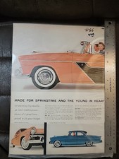 Antique 2-Page Print Ad - 1955 Plymouth Belvedere Models - Made For Springtime picture
