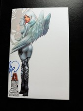 White Widow #6 Sketch Up Variant Signed by Benny R Powell - Beautiful cover picture