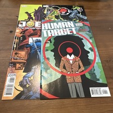 Lot Of 4 Vertigo Comics Human Target, Last Gang In Town, & Joe The Barbarian picture