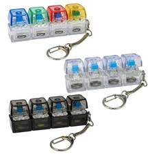 Keyboard Clicker, Keychain Clicker Set With Clicky and Creamy Keys, Portable ... picture