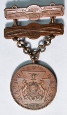 Antique 1896/1897 National Guard Pennsylvania Mark's Man's Badge picture