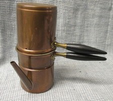 Vintage B&M Copper Coffee Espresso Maker Drip Flip Pot | Made in Portugal picture