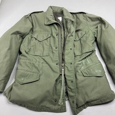 Vintage M65 Field Jacket Medium Short US Army Vietnam Era OG-107 w/ New Liner picture