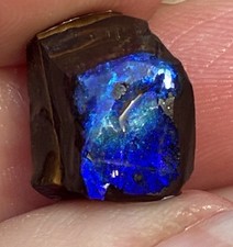 Beautiful 9ct Australian Small Boulder Opal Rough Loose Purple Blue  picture