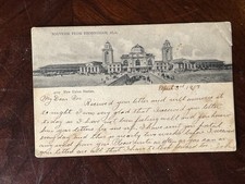 New Union Station Birmingham AL Jefferson Co 1907 Postcard Posted picture