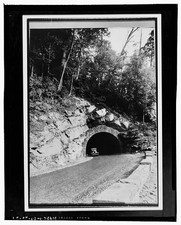 Photo:Newfound Gap Road Great Smoky Mountains TN Tunnel 2 ca 1937 Roadway picture