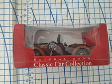 Natural Wood Classic Car Collection # Jym10-301c-1 NEW in Box picture