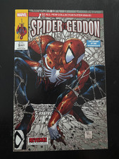 2 issues Spider-Geddon #1 Tan Homage w/certificates NM to NM+ picture