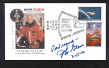 1999 John Glenn Signed Kennedy Space Center Cancel Cover picture