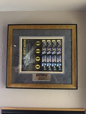 ⁠USPS Batman 75th Anniversary Framed Stamp Sheet 2014 Full Pane Wall Display⁠ picture