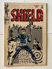 MARVEL NICK FURY AGENT OF S.H.I.E.L.D. #4 1968 - STAN LEE/STERANKO picture