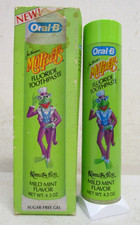 1986 VINTAGE 1980's NOS ORAL-B MUPPETS KERMIT THE FROG FLUORIDE TOOTHPASTE picture