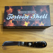 Rough Ryder Tortoise Shell half hawk Pocketknife picture