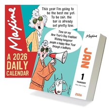 TF Publishing 2026 Maxine Daily Desktop Calendar - Small Daily Desk Calendar 202 picture