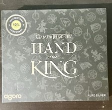 Agoro 2026 Hand of the King 1/3 oz Silver. 889/900. Limited To 1,000 Open Box. picture