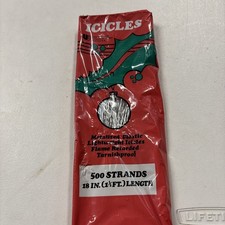 I pack By Union Wadding Metalized Icicles 500 Strands Each 18