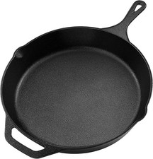 Utopia Kitchen 12 Inch Cast Iron Skillet, Pre-Seasoned, Oven Safe Frying Pan... picture