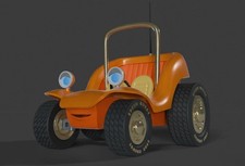 UNPAINTED Speed Buggy 3D Printed Model Kit picture