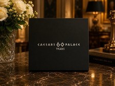 CAESARS PALACE Authentic Chandelier Crystal 1966 60th Anniversary Collectible picture