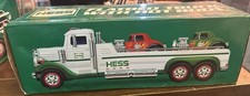 Hess Truck 2022 Flatbed with Two Hot Rod Racers Brand New In Box Never Opened picture