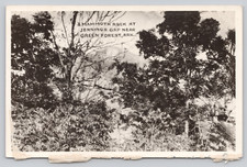 c1910 Mammoth Rock Jennings Gap, Near Green Forest & Berryville AR, RPPC Photo picture