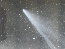 VINTAGE SPACE HALLEY'S COMET NASA PHOTO  JPL KODAK PAPER TYPE 1 picture